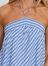 Moonlit Top Blue Stripe