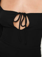 Bayford Long Sleeve Mini Dress Black