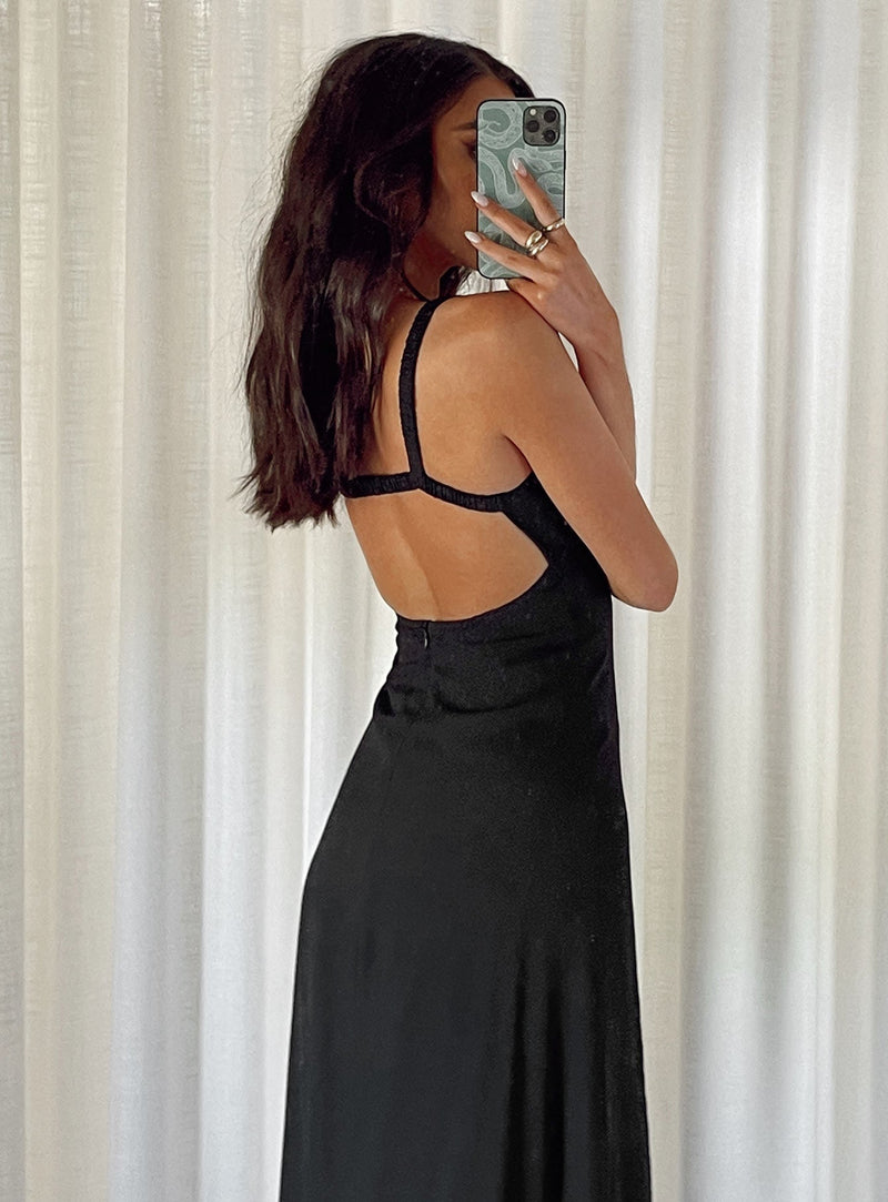 Georgia Midi Dress Black