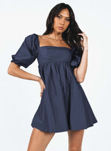 Vana Mini Dress Navy