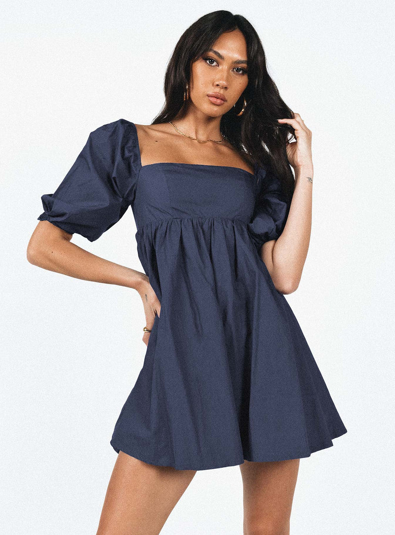 Vana Mini Dress Navy