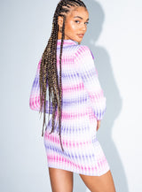 Zana Mini Dress Pink / Purple