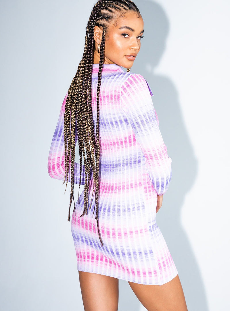 Zana Mini Dress Pink / Purple