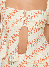Passionfruit Linen Blend Top Multi