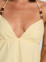 Melanea Mini Dress Yellow