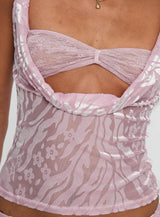 Delilah Top Pink