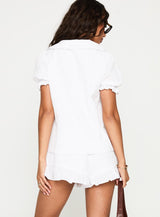 Eternal Sun Collared Set White