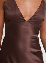 Angels Only Maxi Dress Chocolate