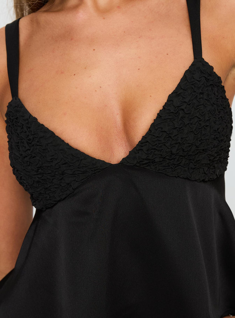 Long Way Down Cami Top Black