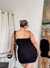 Penney Mini Dress Black Curve