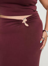 Whiley Maxi Skirt Mauve Curve