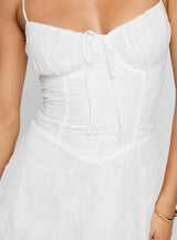 Kosetta Burnout Maxi Dress White