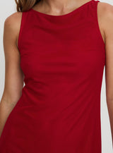Lukea Sleeveless Mini Dress Red