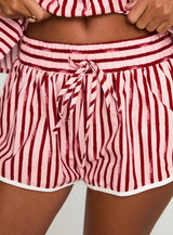 Your Everything Shorts Pink Stripe