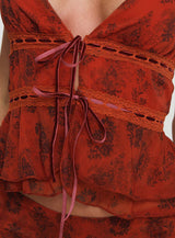 Nikolise Top Red