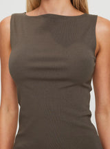 Zimmie Mini Dress Charcoal