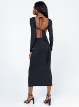 Hunter Midi Dress Black
