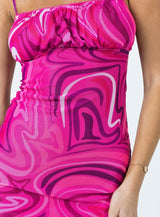 Rosey Mini Dress Pink