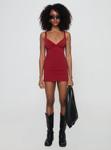 Wandella Mini Dress Red