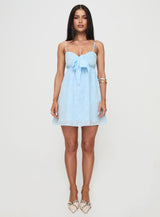 Granno Mini Dress Light Blue Petite