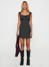 Joseleine Mini Dress Black / Polka