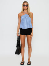 Moonlit Top Blue Stripe
