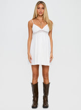 Bodee Mini Dress White