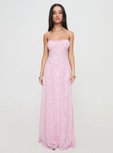 South Of France Maxi Dress Pink Petite