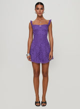 Beacall Mini Dress Purple
