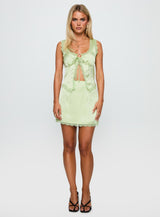 Mavie Satin Set Green