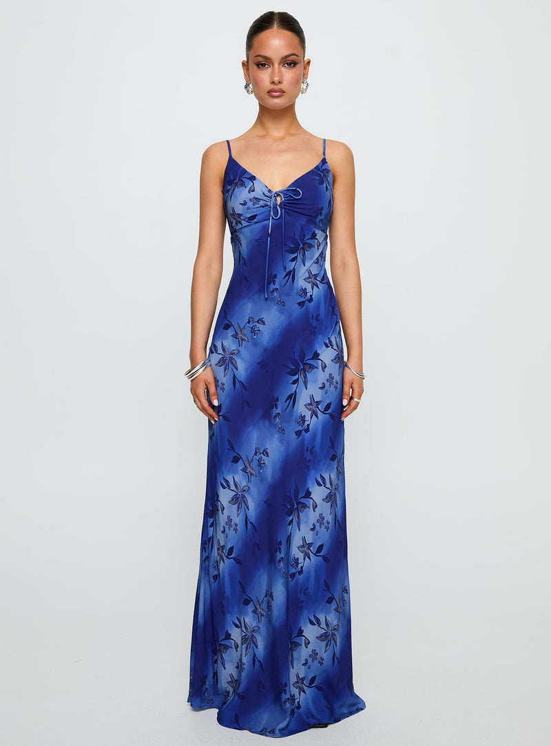 Lauraline Maxi Dress Blue