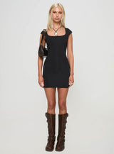 Stum Mini Dress Black