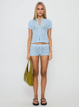 Sun Still Shines Crochet Set Blue