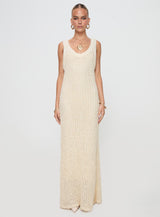 Andiamo Maxi Dress Cream
