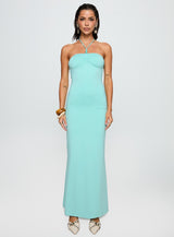 A Vision Hardware Detail Maxi Dress Blue