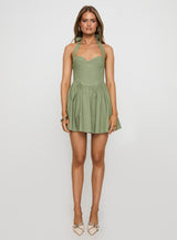 Lyle Mini Dress Sage