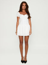 Bluegrove Mini Dress White
