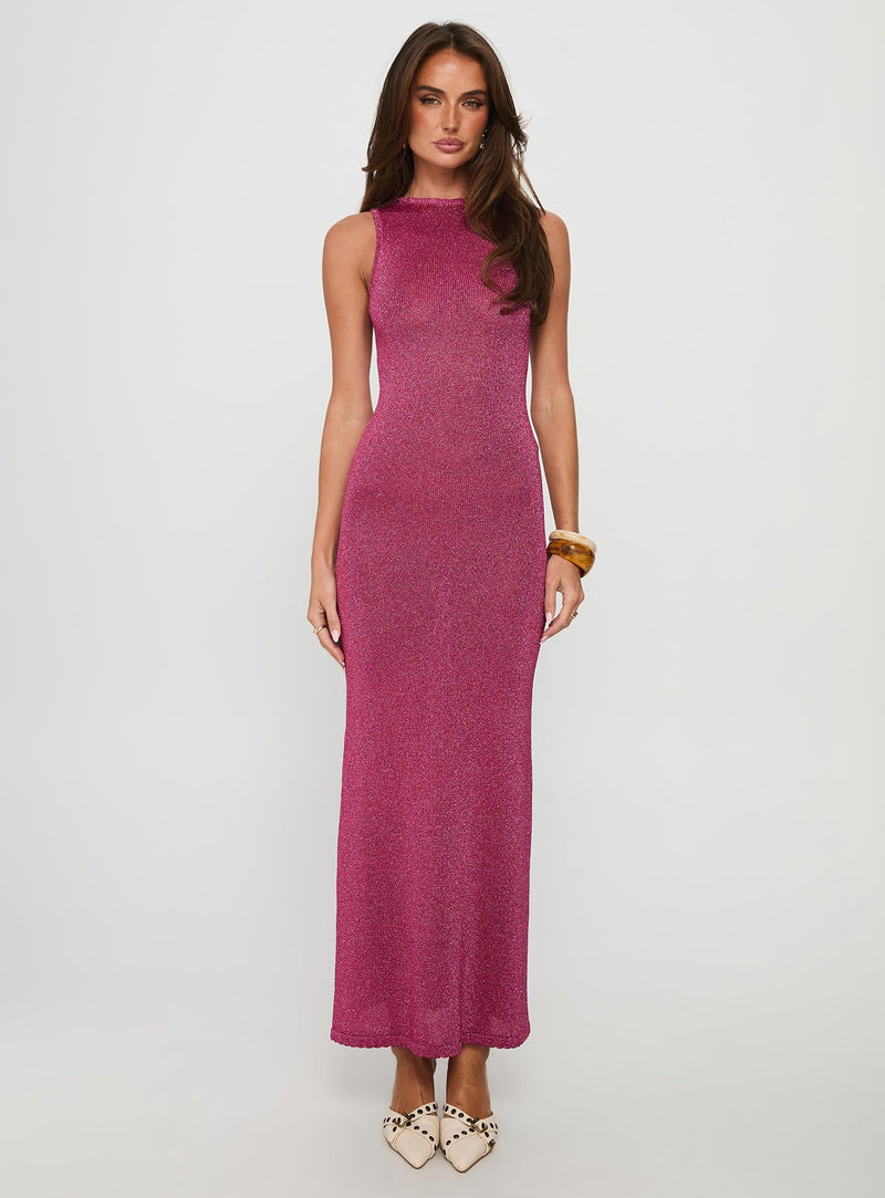 Tourista Maxi Dress Hot Pink
