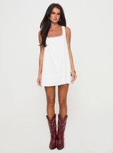 Alanah Mini Dress White Petite