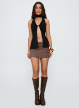 Scarface Tie Top Black