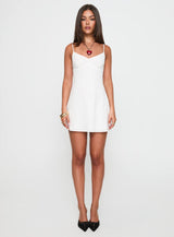 Jaye Mini Dress White Broderie