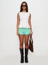 Read My Soul Bead Detail Top White