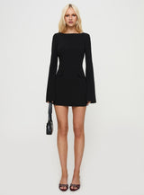 Carters Long Sleeve Mini Dress Black