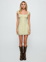 Seyani Mini Dress Yellow