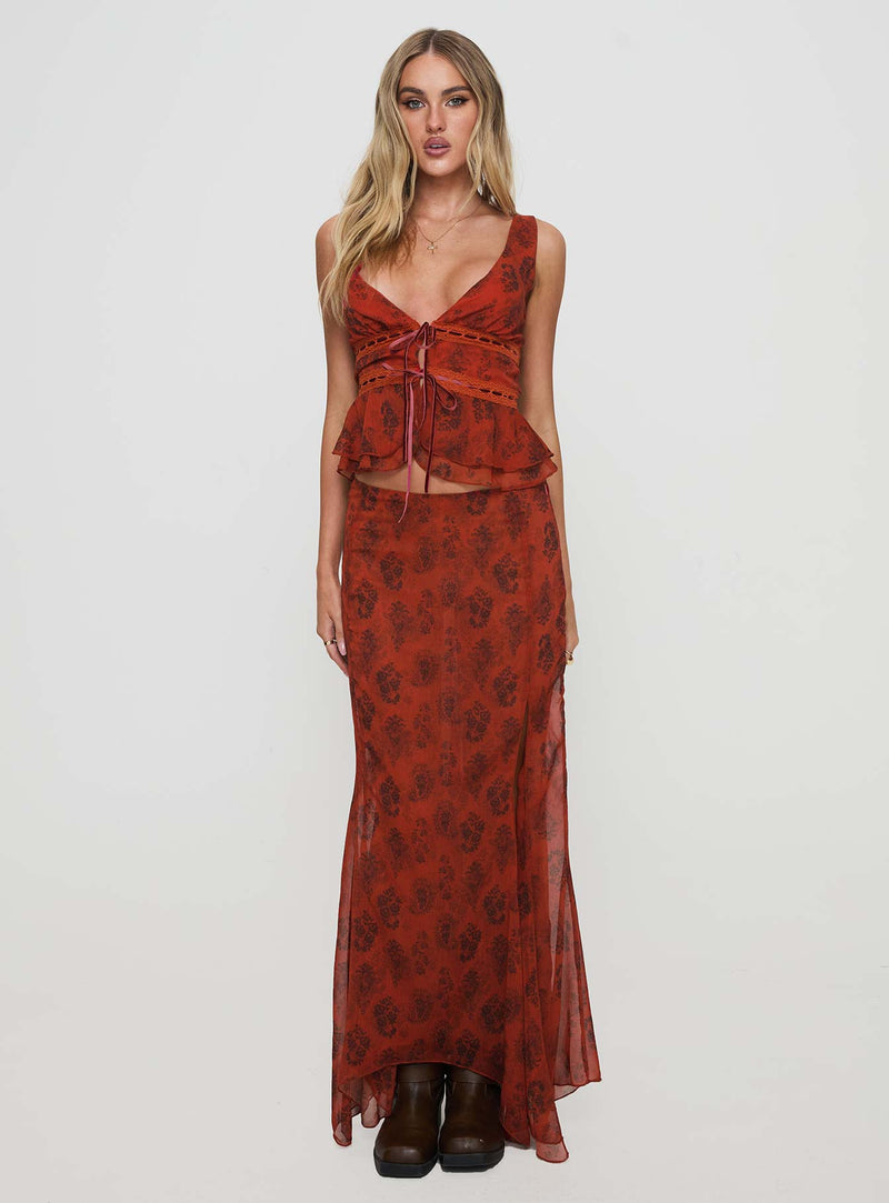 Nikolise Top Red