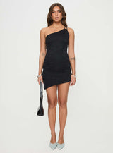 Toomba Lace Mini Dress Black