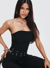 Passionette Strapless Top Black