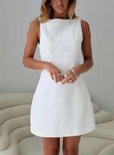 Klaudia Mini Dress White