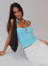 Dreaming Of Me Top Blue Stripe