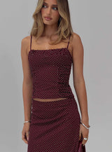 Shining Mirrors Set Burgundy